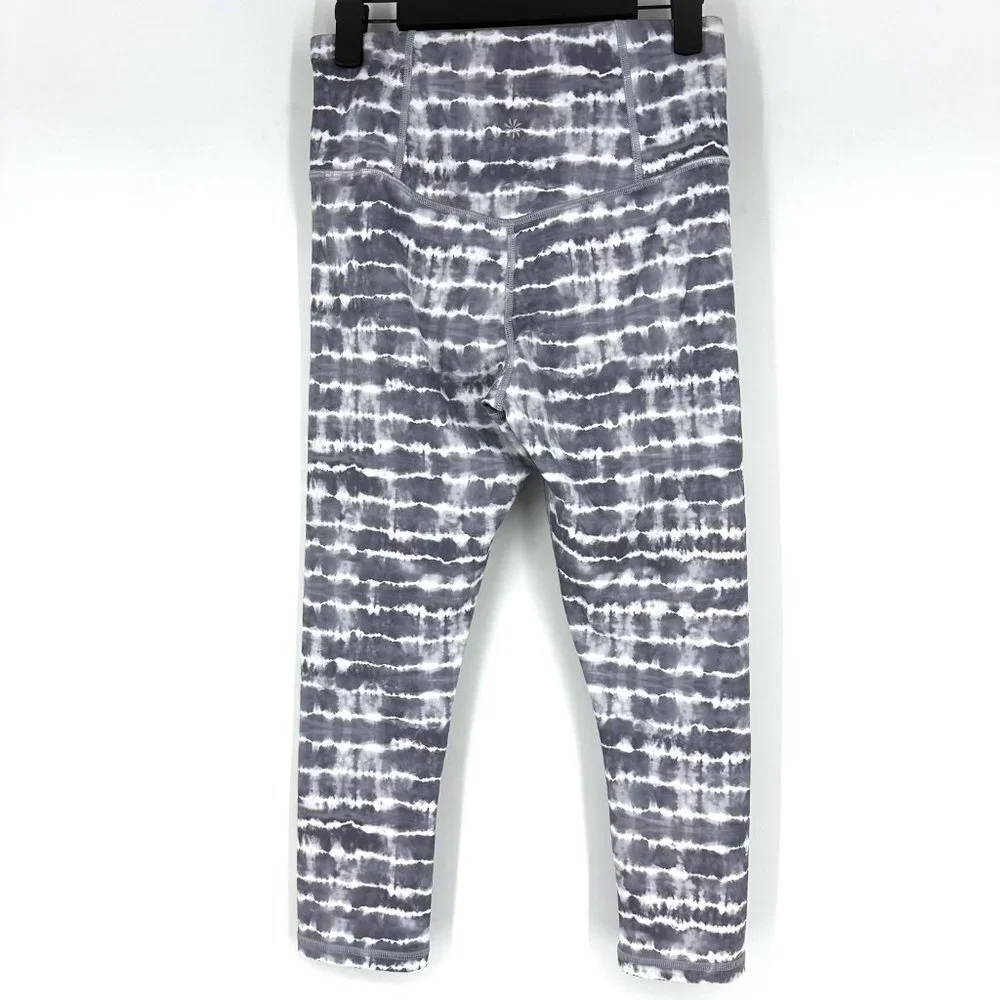 Athleta‎ Elation Printed Leggings Tahiti Dusk Purple Grey Tie Dye Small - Picture 4 of 9